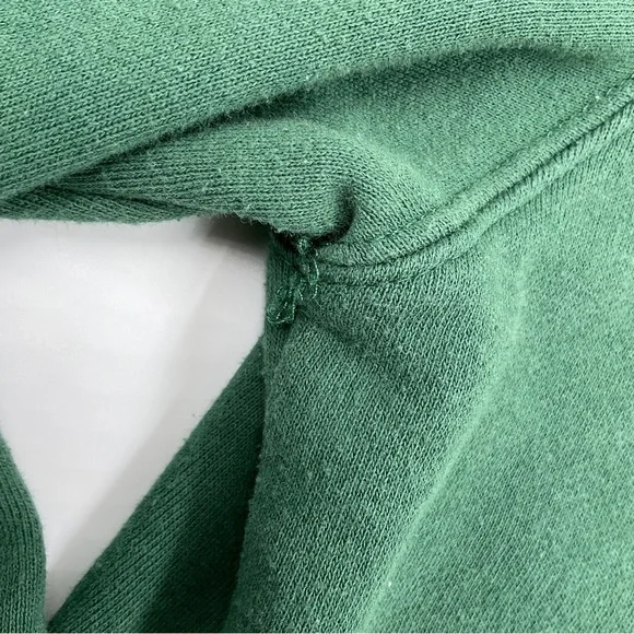 Baylor University Y2K Hooded Zip Sweatshirt Hoodie Green Gold Men’s XL - Picture 10 of 12